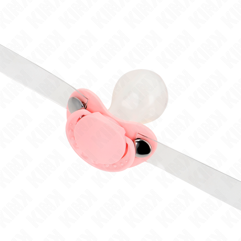 Bavaglio BDSM a Ciuccio Kink — Regolabile, Rosa
