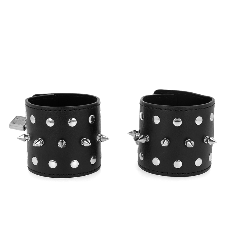 Manette BDSM con Borchie Kink Punk — 25 x 6 cm