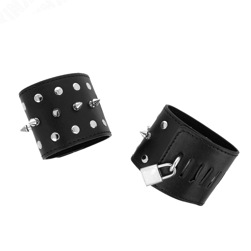 Manette BDSM con Borchie Kink Punk — 25 x 6 cm