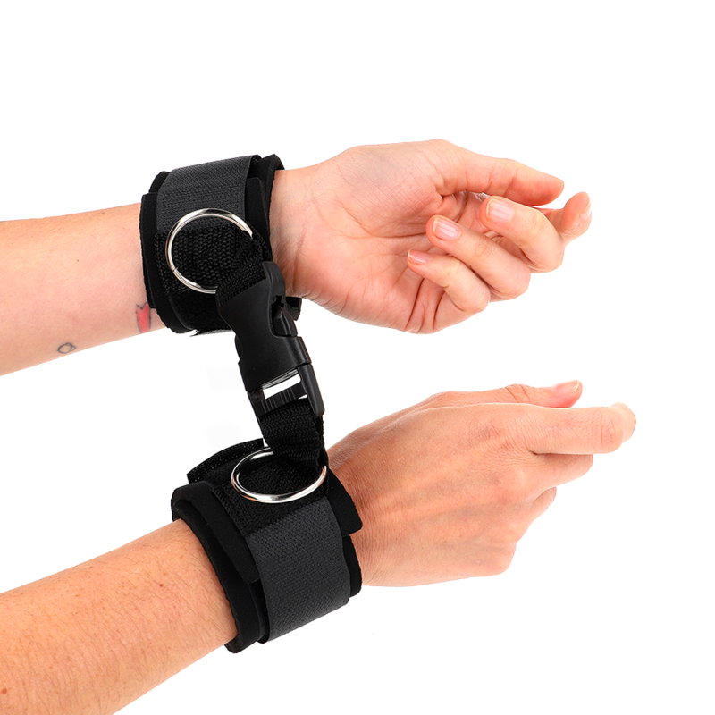 Manette BDSM in Neoprene Kink — Regolabili 22-34 cm