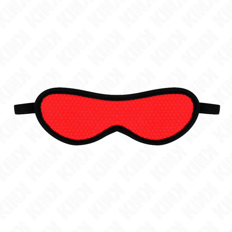Benda per Occhi BDSM Kink Masked Allure — Rosso, 20 x 7 cm