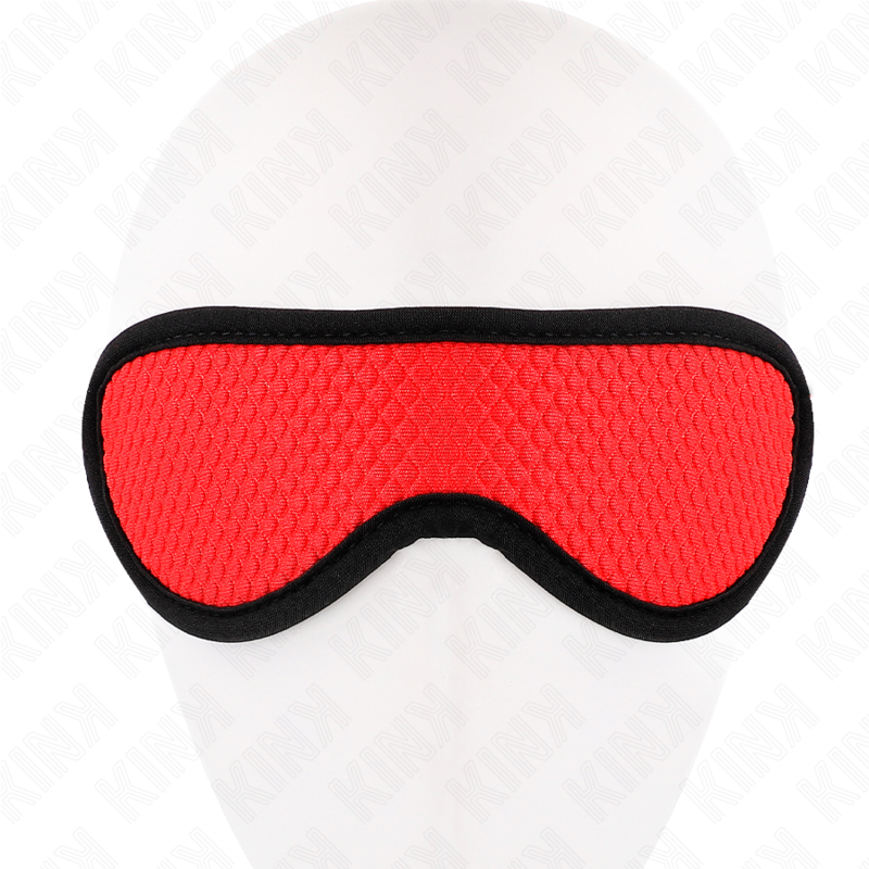 Benda per Occhi BDSM Kink Masked Allure — Rosso, 20 x 7 cm