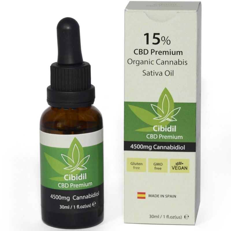 Olio CBD Rilassante 500 Cosmetics Cibidil — 15%, 30 ml