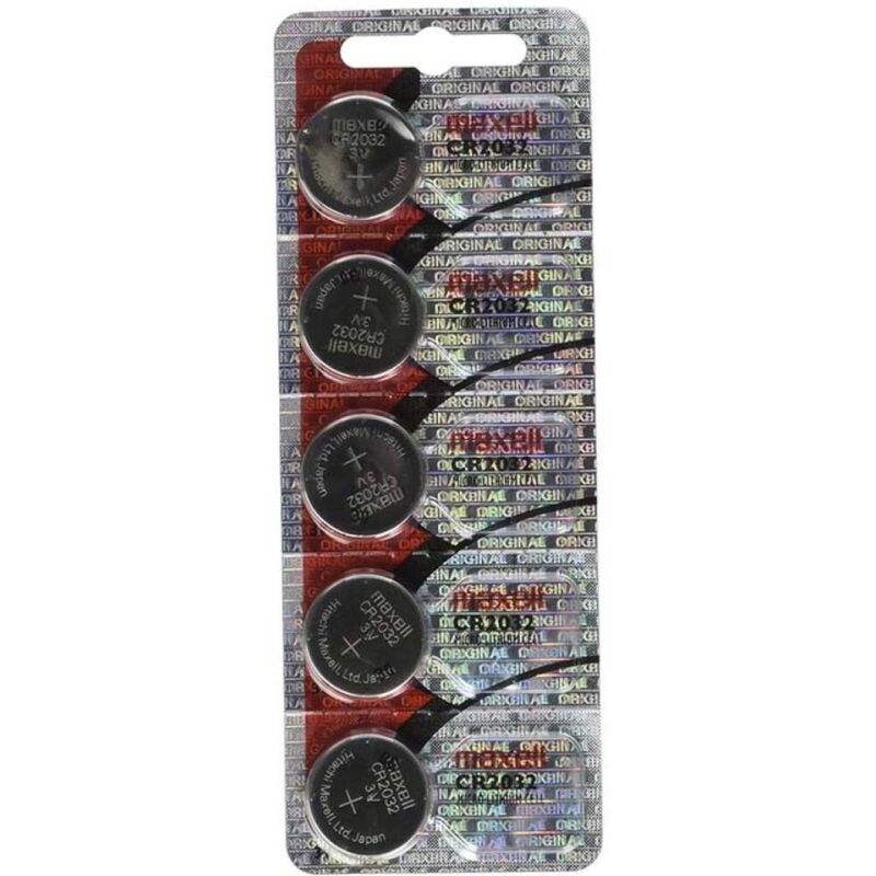 Batteria Litio CR2032 3V Maxell — 5 Unità