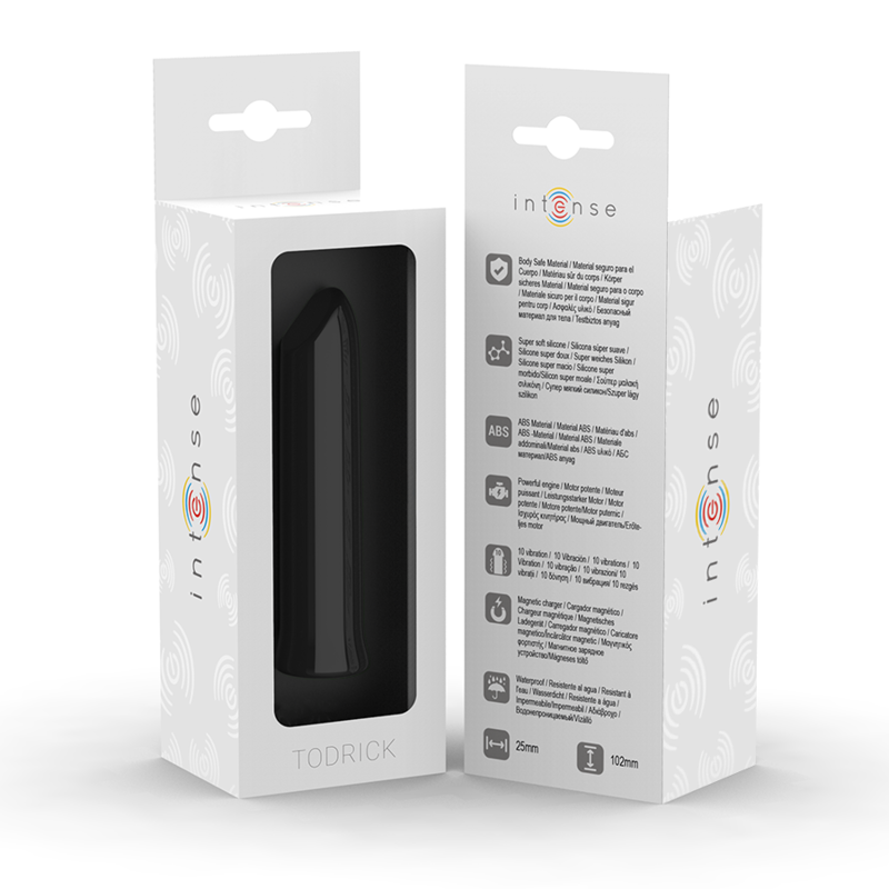 Uovo Vibrante Stimolatore Clitoride Intense Todrick — 10 cm
