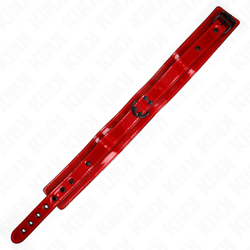 Collare BDSM Regolabile Kink — Bordeaux, 37,5-49,5 cm