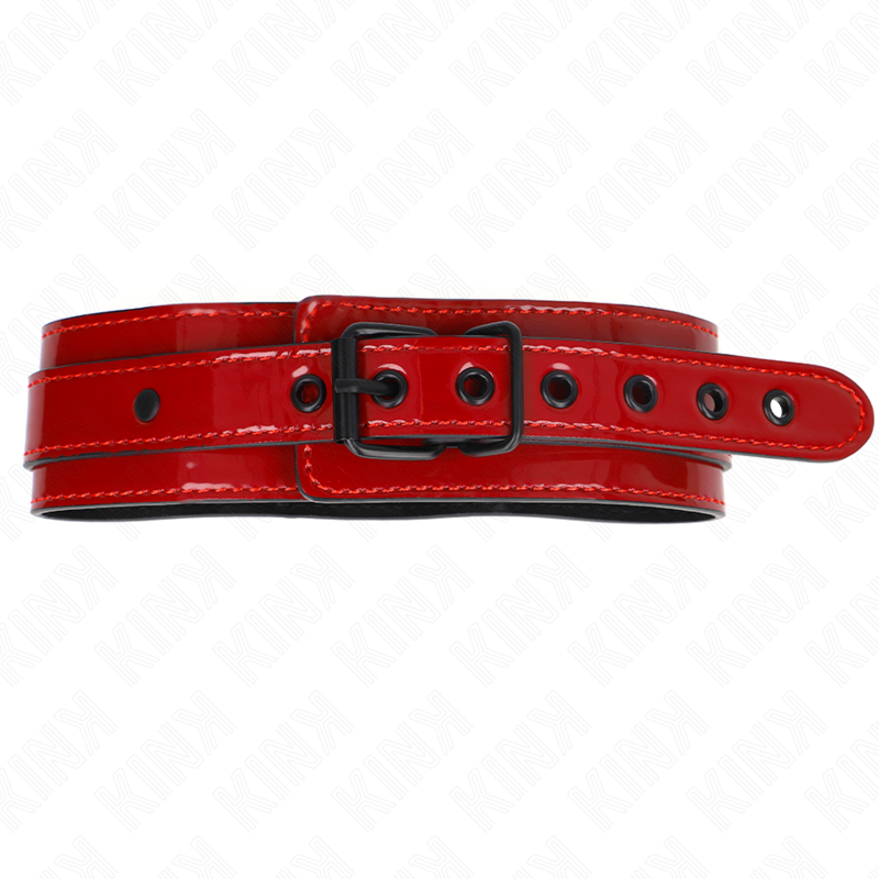 Collare BDSM Regolabile Kink — Bordeaux, 37,5-49,5 cm