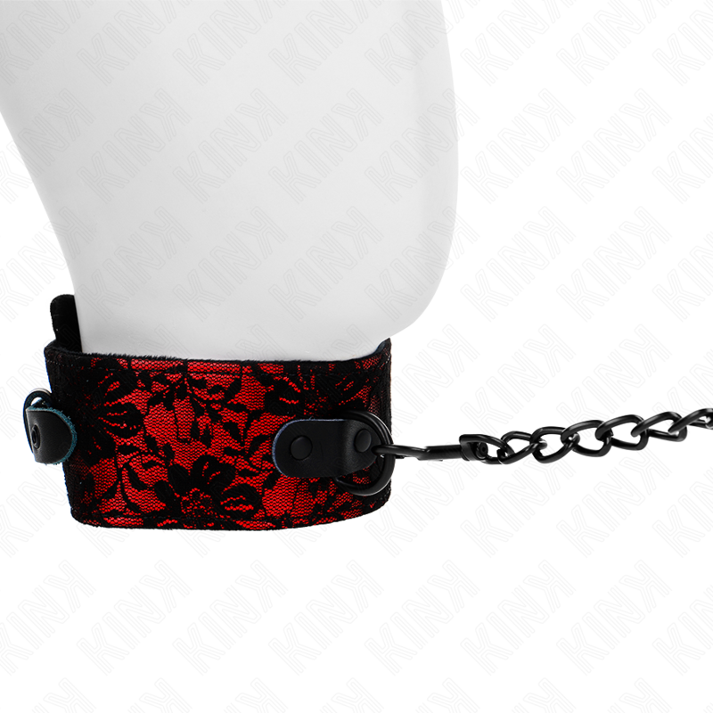 Collare BDSM con Cintura in Pelle Kink — 105 cm