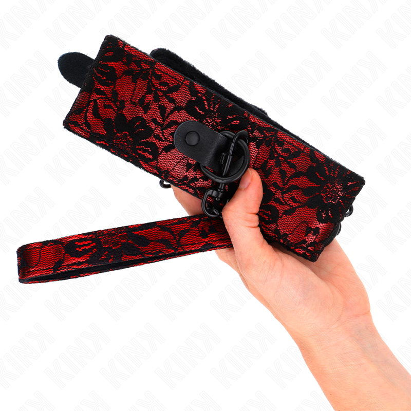 Collare BDSM con Cintura in Pelle Kink — 105 cm