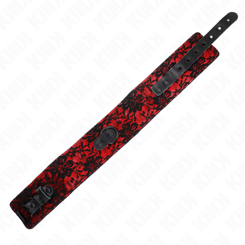 Collare BDSM con Cintura in Pelle Kink — 105 cm