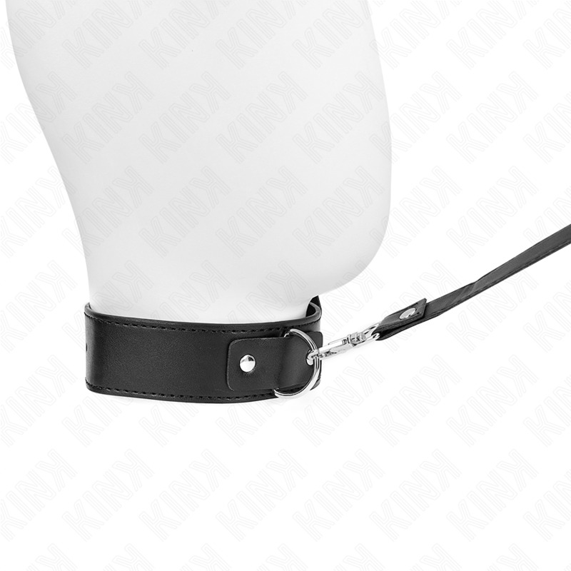 Collare BDSM con Cintura Kink — Regolabile, Nero