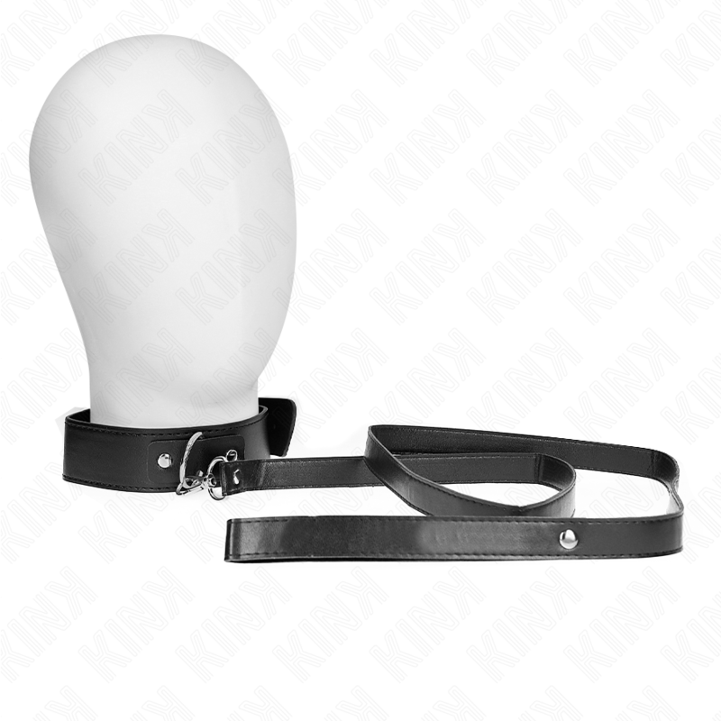 Collare BDSM con Cintura Kink — Regolabile, Nero