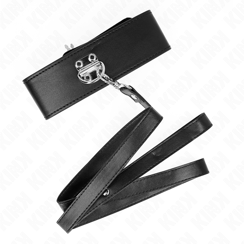Collare BDSM con Cintura Kink — Regolabile, 116 cm