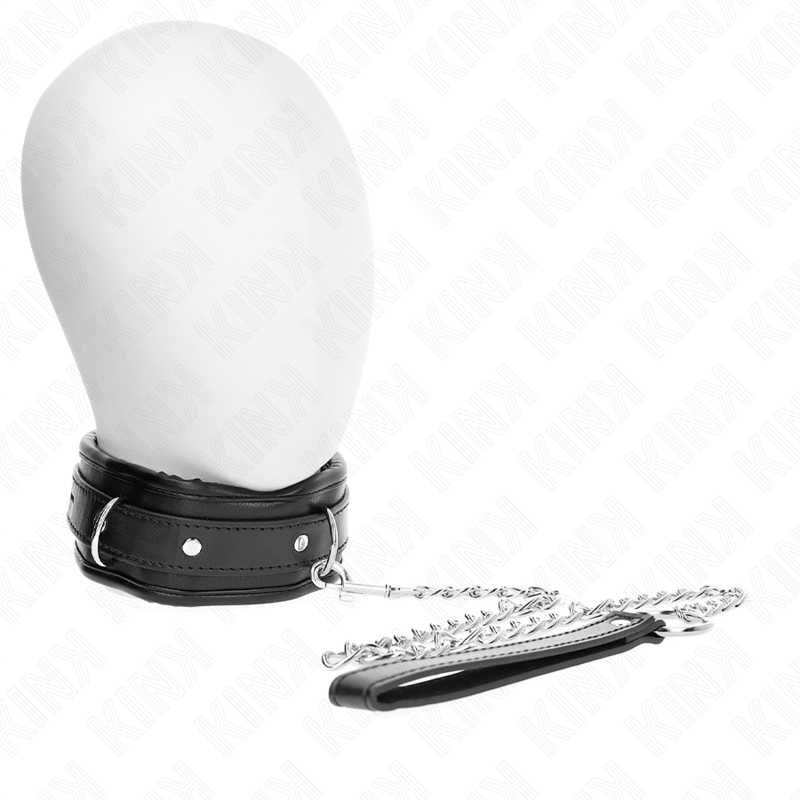 Collare BDSM con Cintura Kink — Regolabile 36,5-50 cm