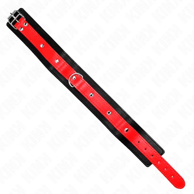 Collare BDSM Regolabile Kink — Rosso, 36-43 cm