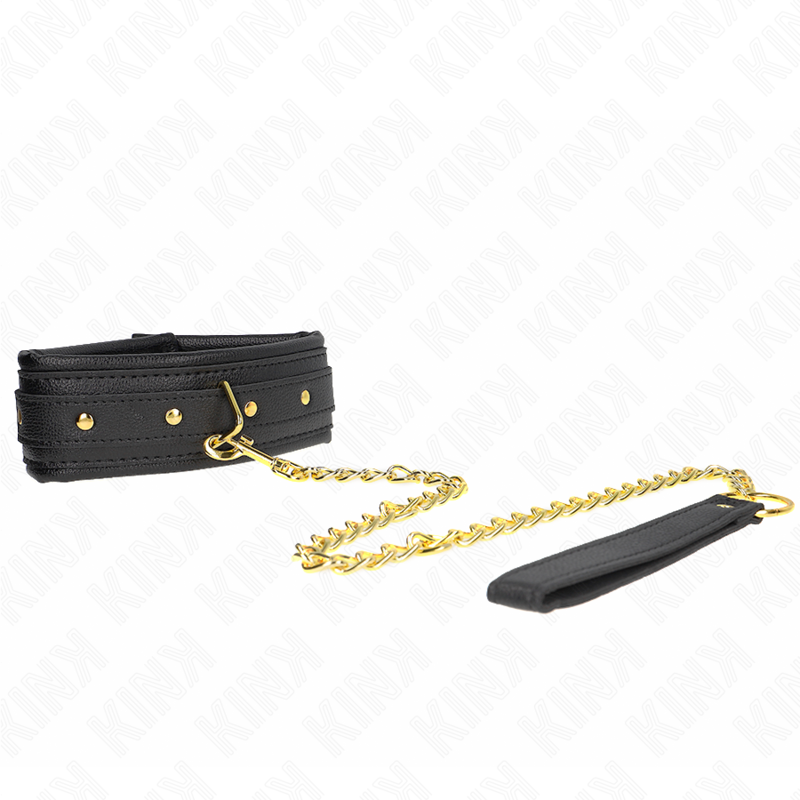 Collare BDSM Regolabile Kink — Similpelle, 37-54 cm