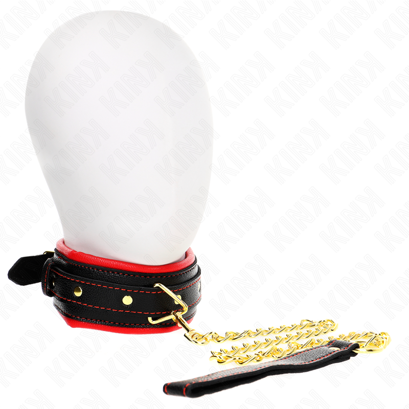 Collare BDSM Regolabile Kink — Similpelle, 37-54 cm