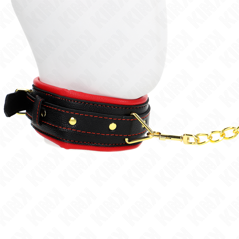 Collare BDSM Regolabile Kink — Similpelle, 37-54 cm