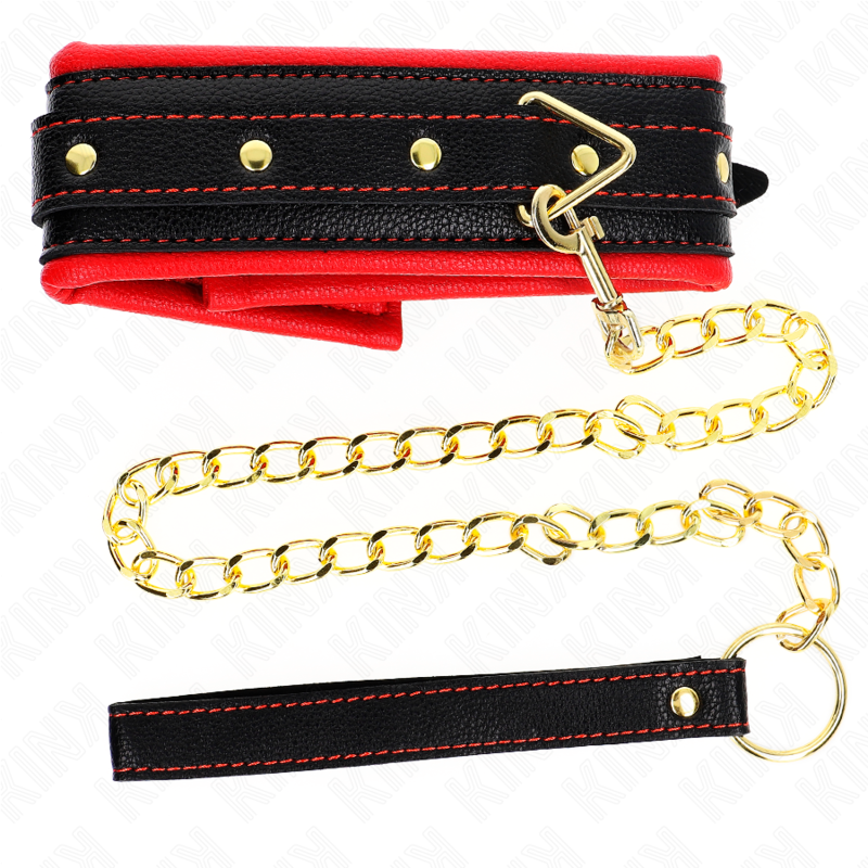 Collare BDSM Regolabile Kink — Similpelle, 37-54 cm