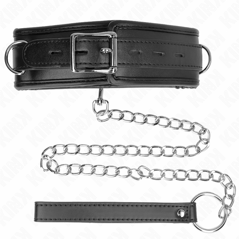 Collare BDSM Regolabile Kink — Similpelle, 37-54 cm
