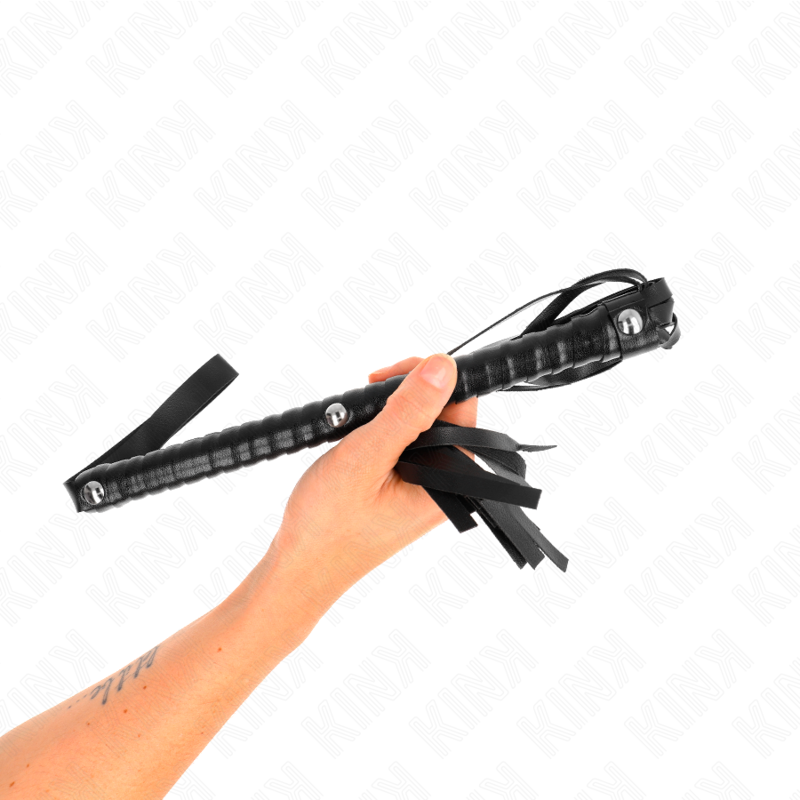 Frusta Bondage BDSM Kink — Manico Strutturato 48,5 cm
