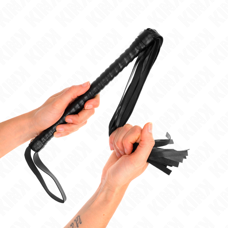 Frusta Bondage BDSM Kink — Manico Strutturato 48,5 cm