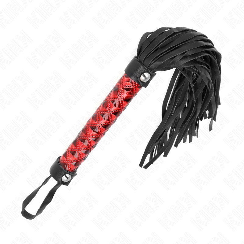Frusta BDSM con Diamanti Kink Impact & Touch — 40 cm