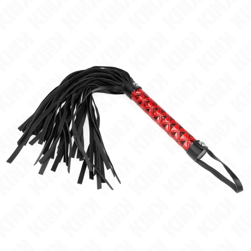 Frusta BDSM con Diamanti Kink Impact & Touch — 40 cm