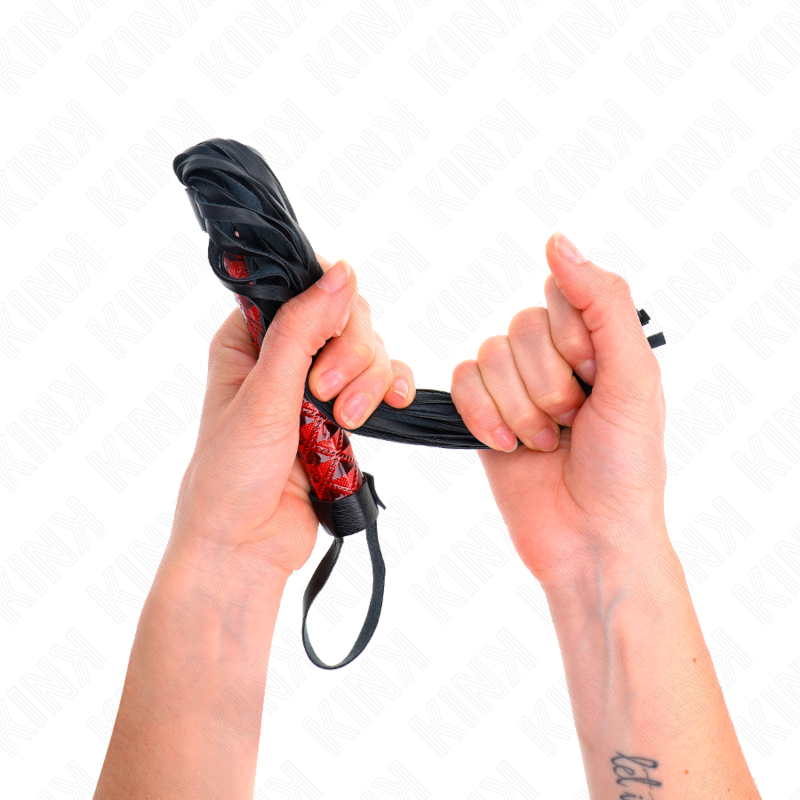 Frusta BDSM con Diamanti Kink Impact & Touch — 40 cm