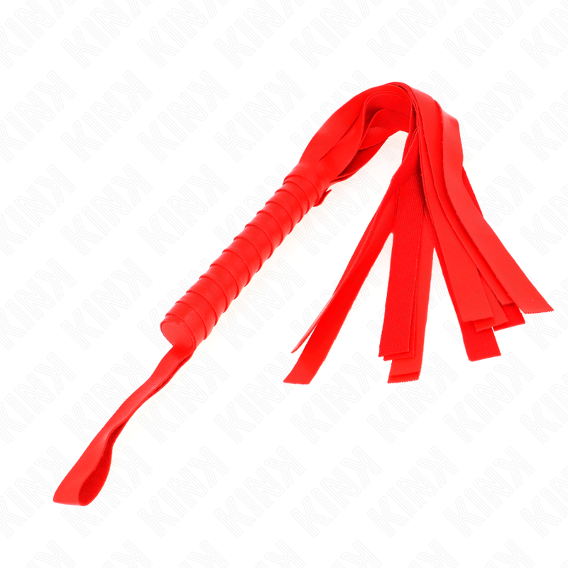 Frusta Bondage Coda Larga KINK Impact — 48,5 cm, Rossa