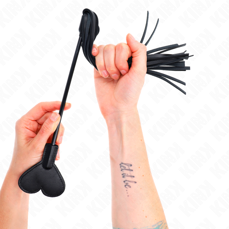 Frusta BDSM con Pandello a Cuore Kink — 35 cm