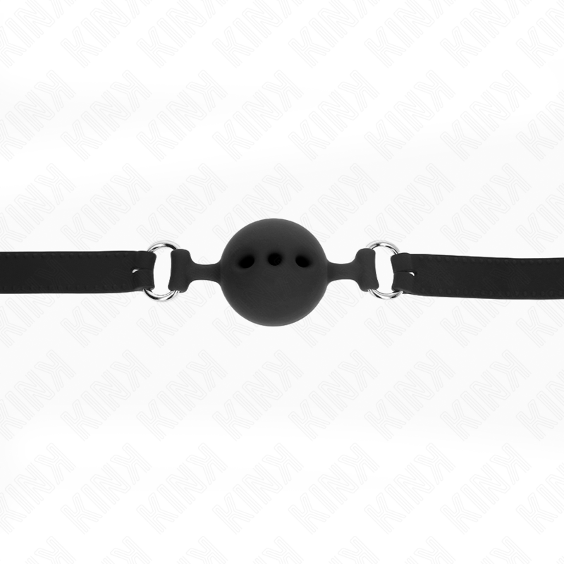 Bavaglio BDSM con Sfera Kink — Silicone, Misura L, Regolabile