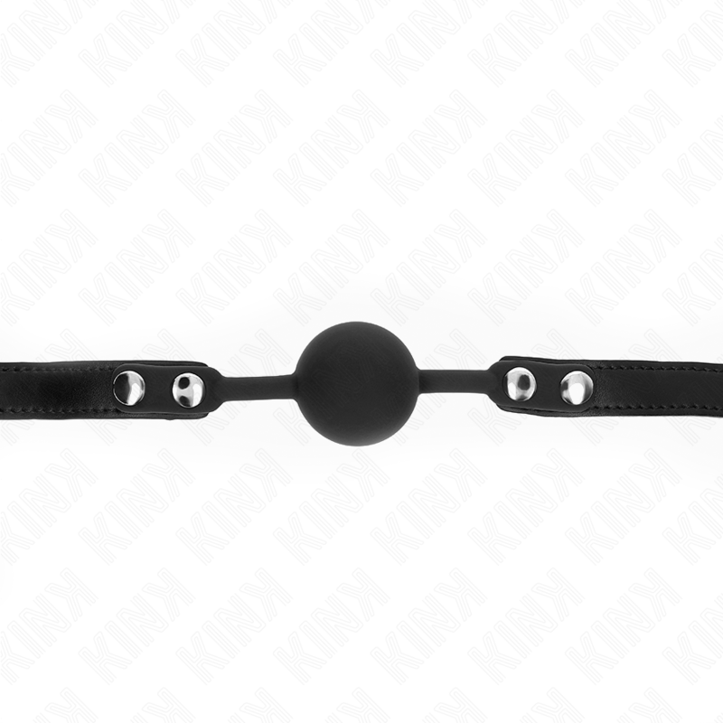 Gag Ball BDSM in Silicone Kink — 4 cm con Cinghia 60 cm