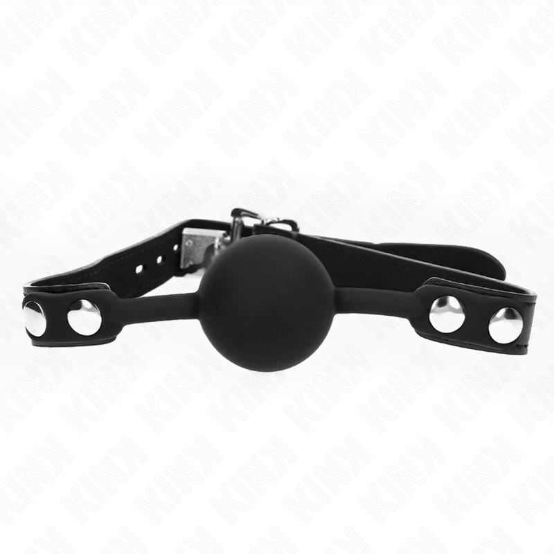 Gag Ball BDSM in Silicone Kink — 4 cm con Cinghia 60 cm