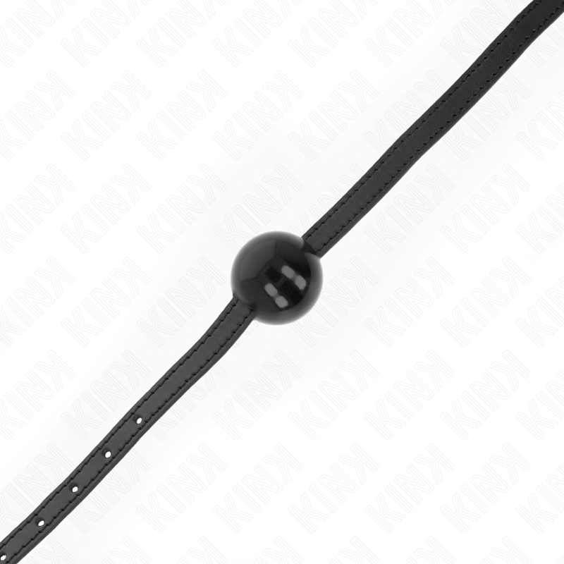 Gag Ball BDSM Singola Kink — Silicone, Cinghia 65 cm