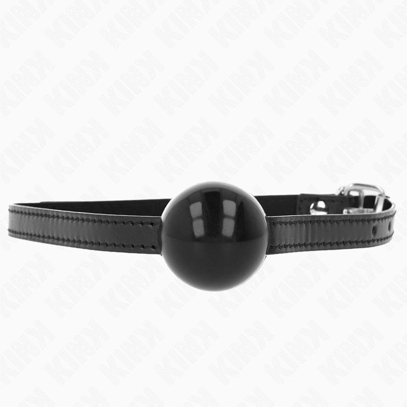 Gag Ball BDSM Singola Kink — Silicone, Cinghia 65 cm