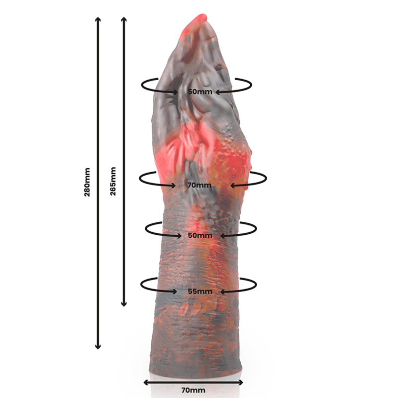 Dildo Fantasy Epic Lilith — Demone, Taglia L