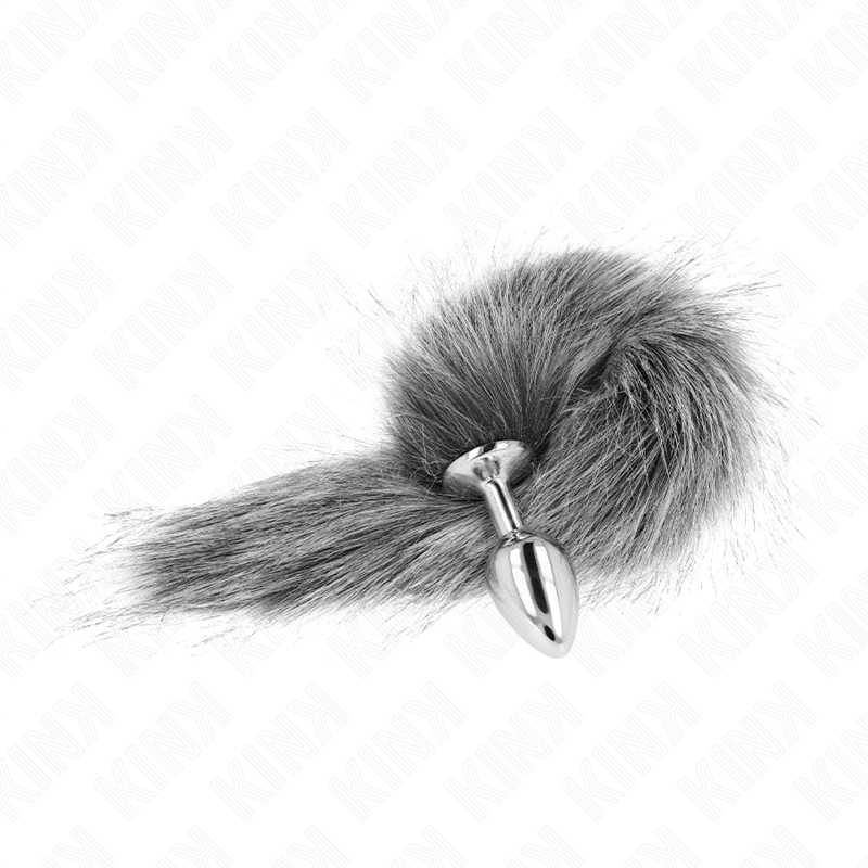 Plug Anale con Coda Sintetica Kink — Taglia S, 40 cm