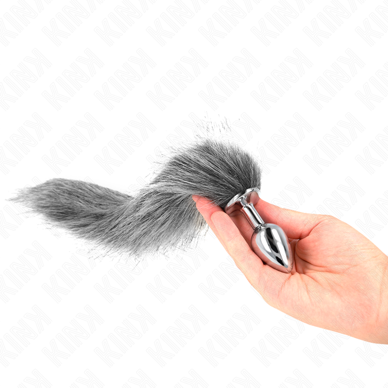 Plug Anale con Coda Sintetica Kink — Taglia S, 40 cm