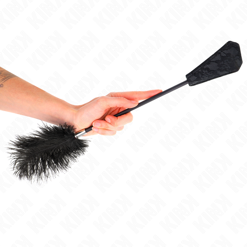 Spolverino con Piume e Pizzo BDSM Kink — 56 cm