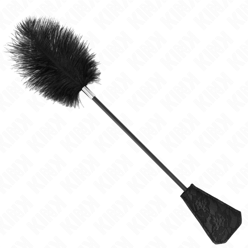 Spolverino con Piume e Pizzo BDSM Kink — 56 cm