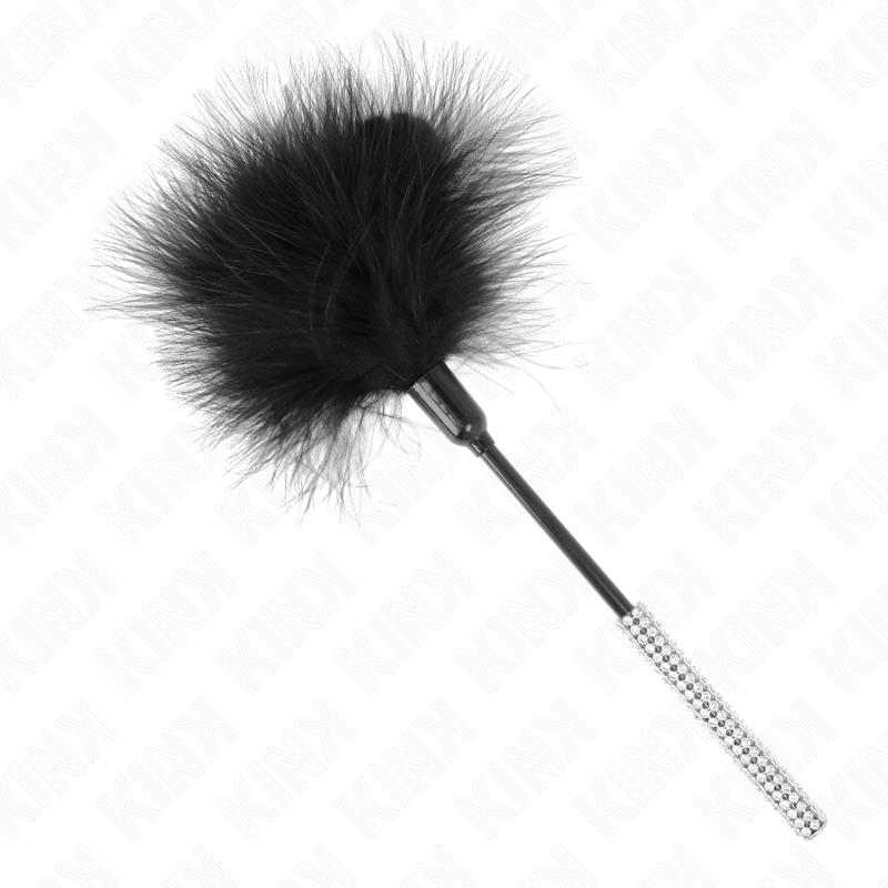 Piuma Solletico BDSM Kink — Manico Strass, 27 cm