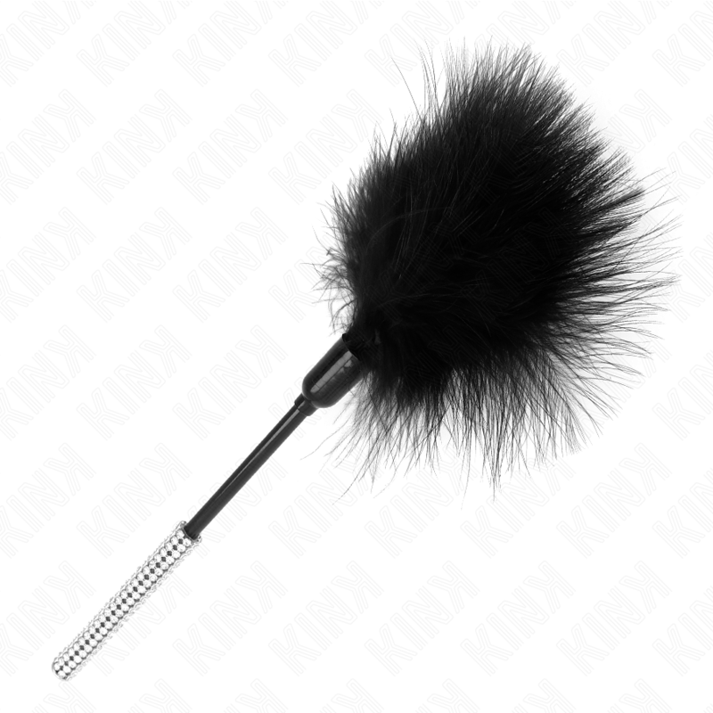 Piuma Solletico BDSM Kink — Manico Strass, 27 cm