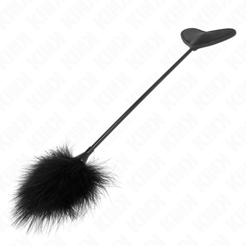 Pagaia BDSM con Piume Kink Impact — Cuore, 31 cm
