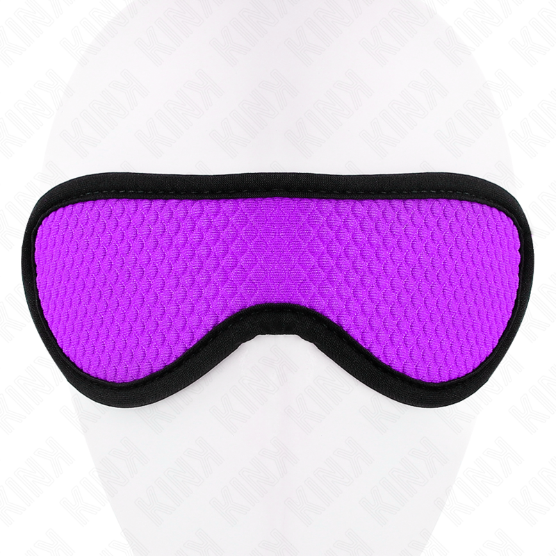 Benda per Occhi BDSM Kink Masked Allure — Texture Scale, Viola