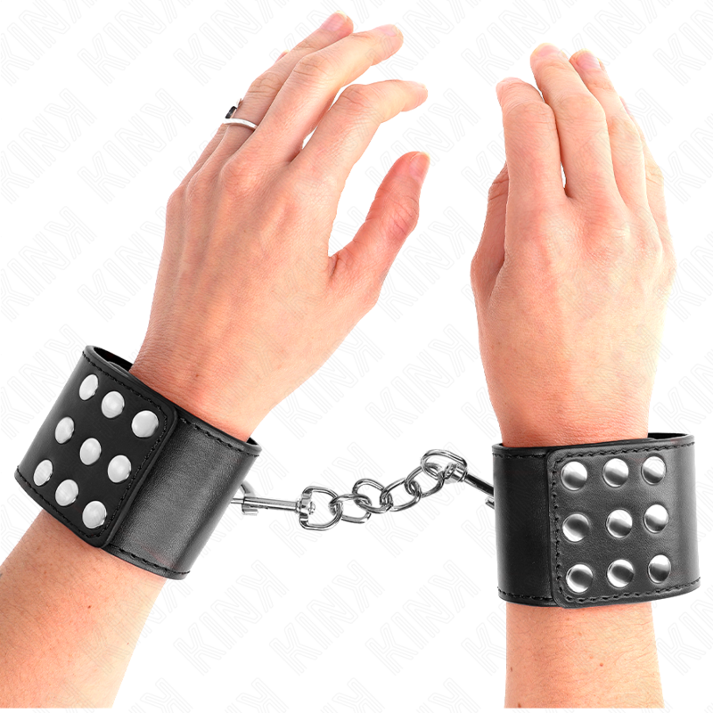 Manette BDSM Regolabili Kink Wrist — Similpelle 19-24 cm