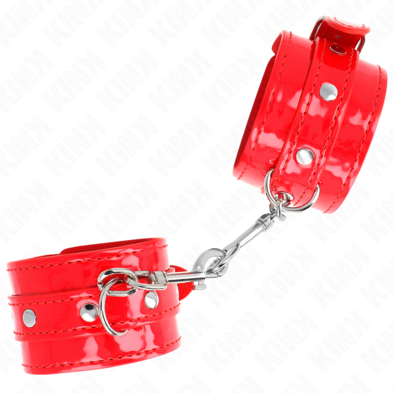 Manette BDSM Regolabili Kink — Polsini Lucidi 23-33 cm