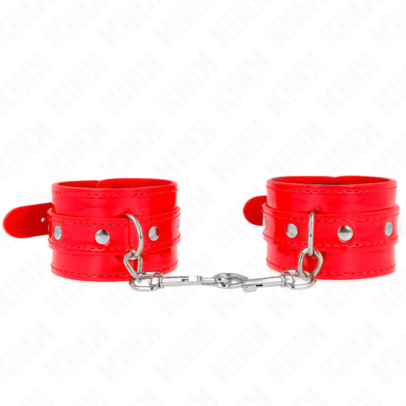 Manette BDSM Regolabili Kink — Polsini Lucidi 23-33 cm