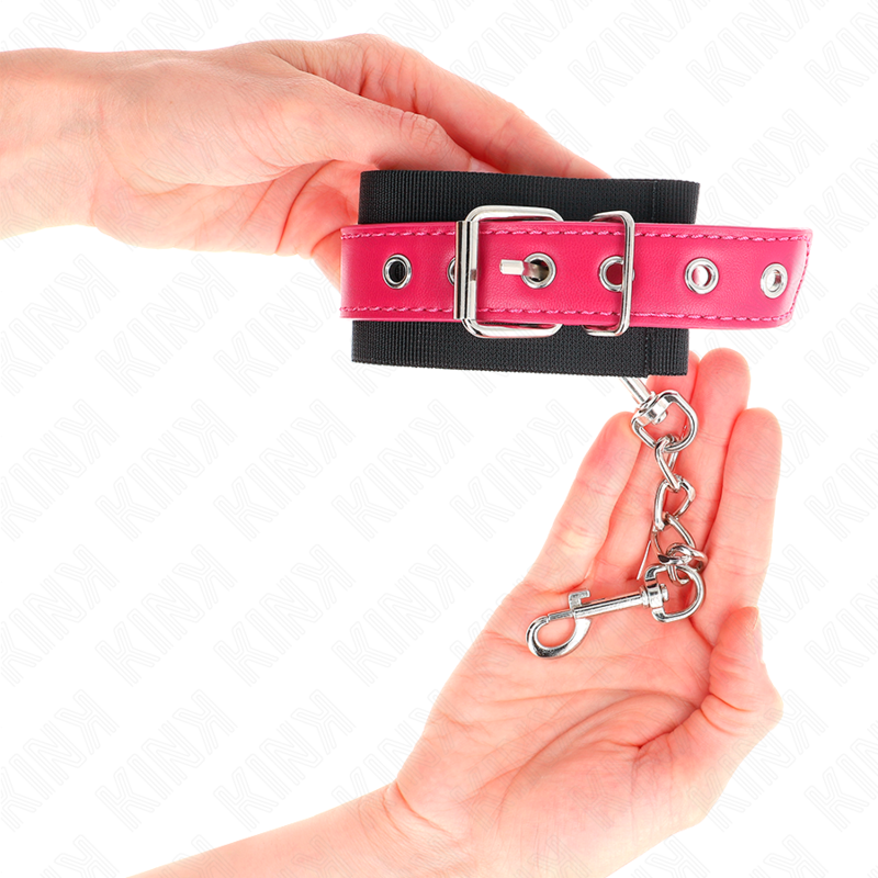 Manette BDSM in Nylon Kink — Cintura Similpelle, 19-29 cm