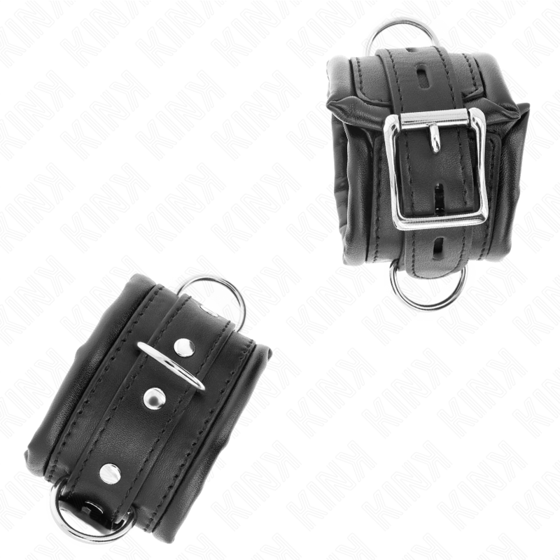 Manette BDSM con Fodera in Pelliccia Kink — Regolabili 20-30 cm